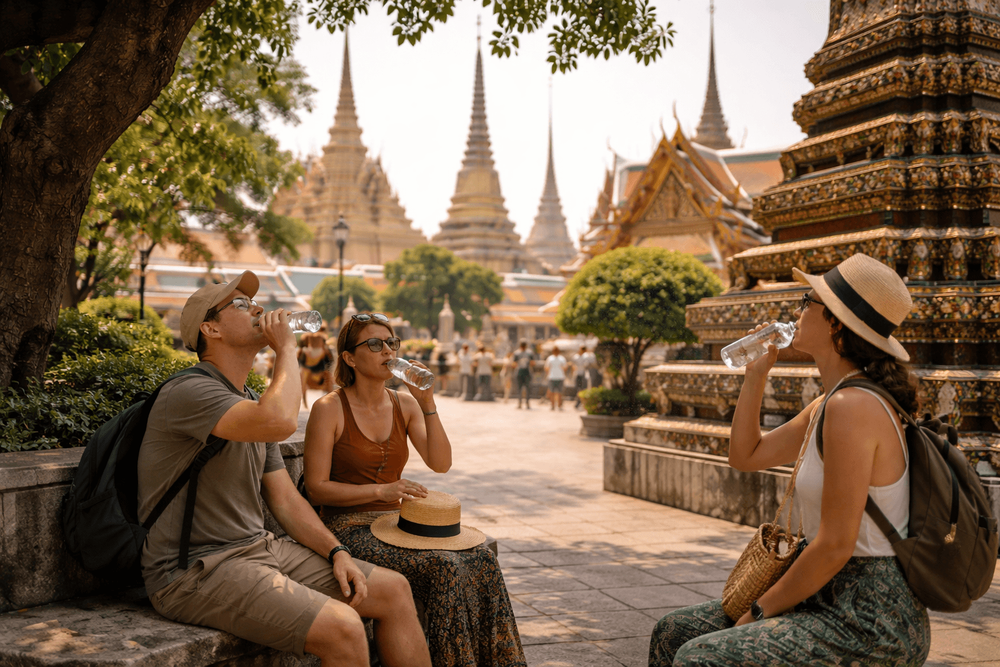 Bangkok Temple Run for Hot Season: Shade, Water Breaks, and the Best Order to Visit Wat Pho, the Grand Palace, and Golden Mount