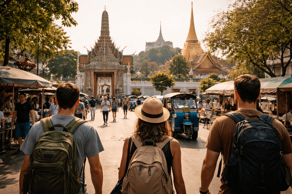 Bangkok Temple Run for Short Stays: A Half-Day Itinerary for Wat Pho, the Grand Palace, and Golden Mount from Khao San Road