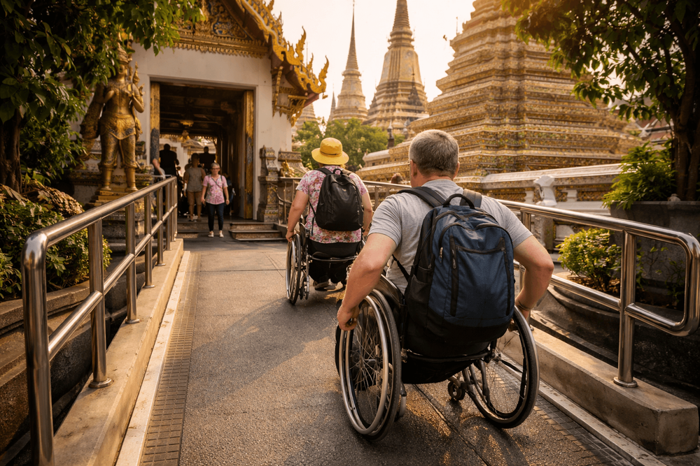 Bangkok Temple Run for Wheelchair Users and Limited Mobility: Accessible Entrances, Walkability, and Transfer Tips from Khao San Road