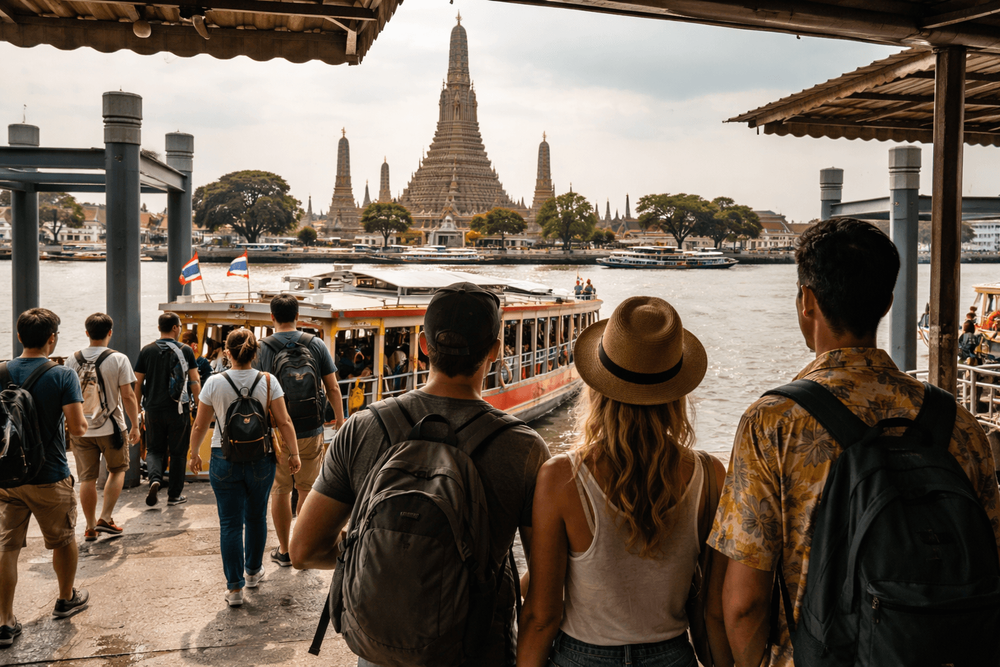 Bangkok Temple Run from Khao San Road by Public Transport: Ferry, Bus, and Taxi Options Compared