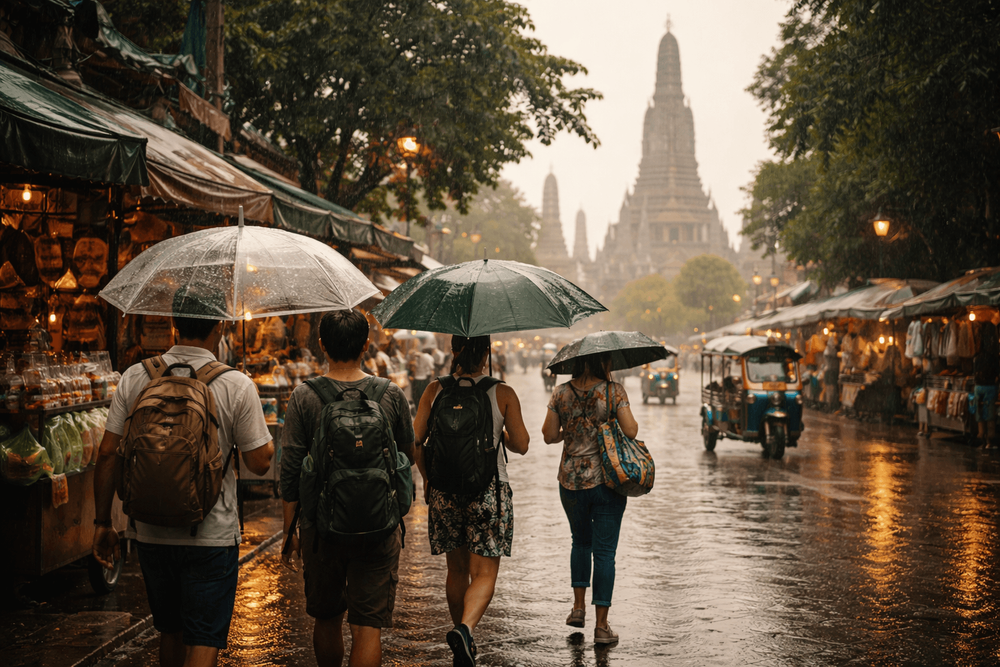 Bangkok Temple Run from Khao San Road on a Rainy Day: Covered Routes, Backup Stops, and What Still Works