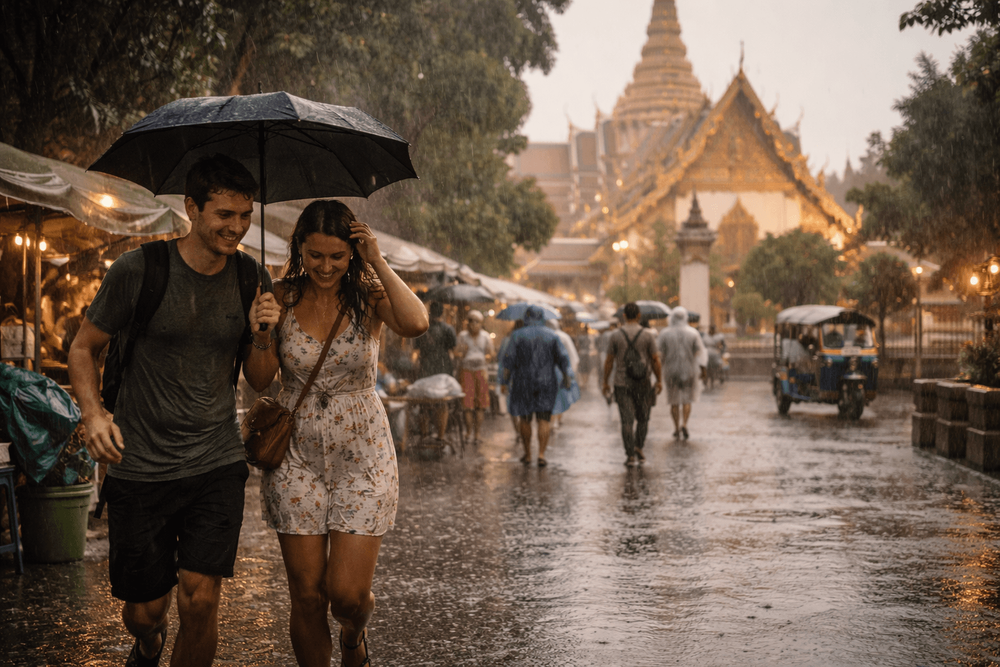 Bangkok Temple Run in the Rain: What to Do When a Temple Visit Gets Interrupted from Khao San Road