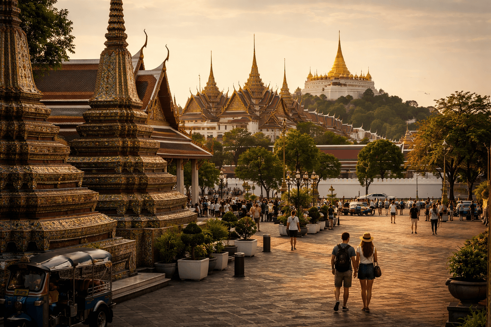 Bangkok Temple Run with a Massage, Lunch, and Sunset: How to Turn Wat Pho, Grand Palace, and Golden Mount into a Full Day