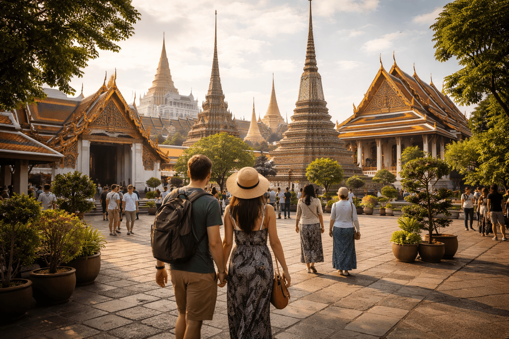 Bangkok Temple Run with Wat Pho, the Grand Palace, and Golden Mount: Best Opening Hours, Dress Code, and Ticket Strategy from Khao San Road