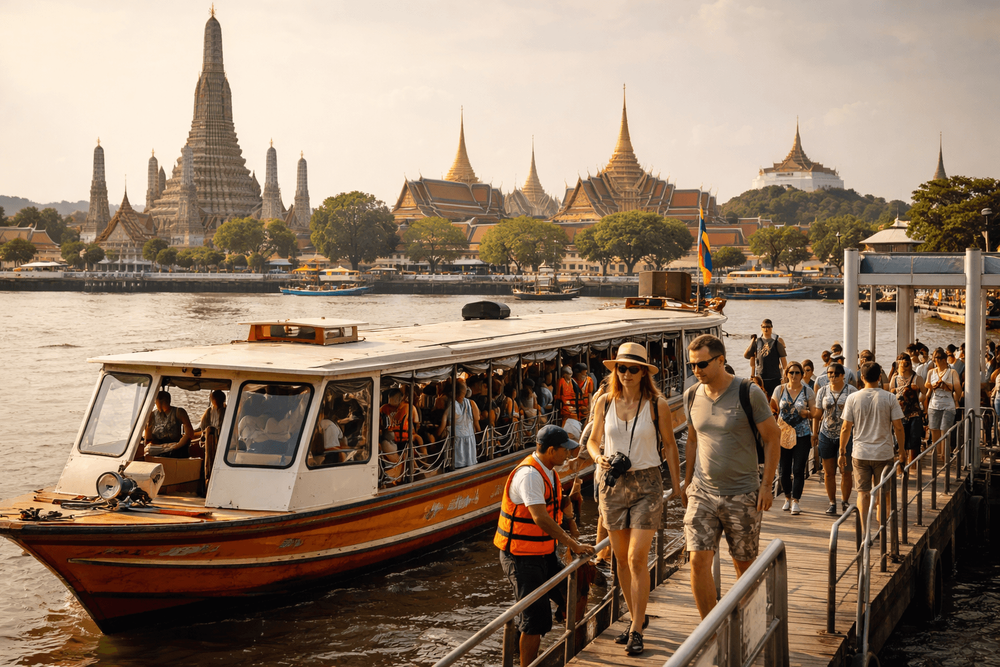 Bangkok Temple Run Without the Walk: How to Visit Wat Pho, the Grand Palace, and Golden Mount Mostly by Boat, Taxi, and Short Walks