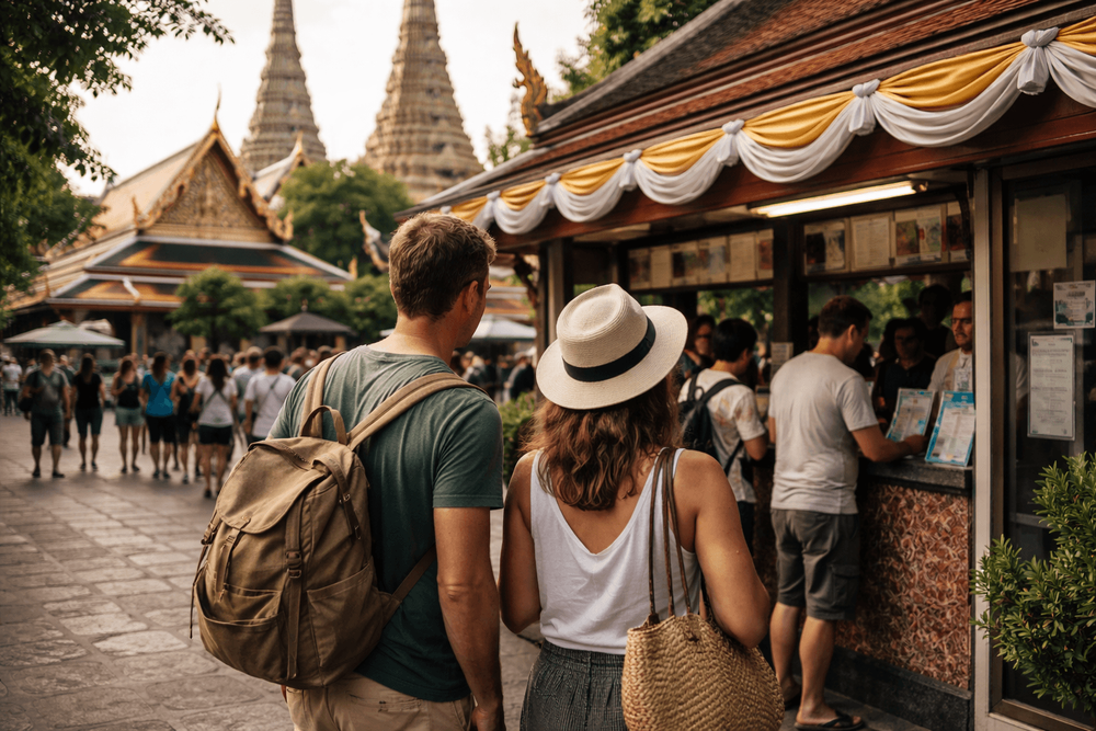 Bangkok Temple Tickets and Opening Hours from Khao San Road: What Costs What, When to Go, and What Sells Out