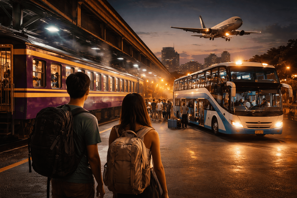 Bangkok to Chiang Mai at Night: How to Choose Between Bus, Train, and Flight