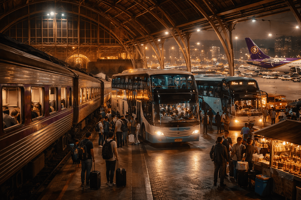 Bangkok to Chiang Mai at Night: Sleeper Train vs Overnight Bus vs Red-Eye Flight