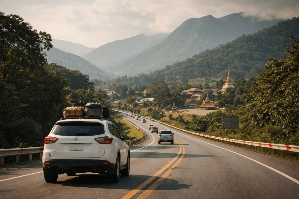 Bangkok to Chiang Mai by Rental Car: Road Trip Route, Driving Time, and Stopover Ideas