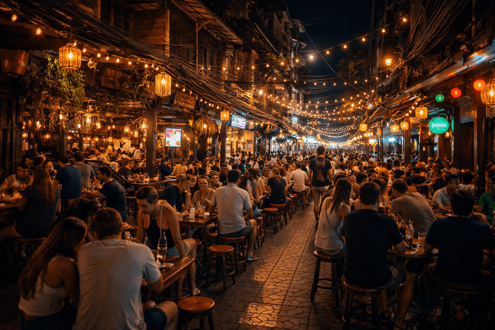 Banglamphu Nightlife Guide: Best Bars, Hidden Pub Streets, and Late-Night Hangouts Off Khao San Road