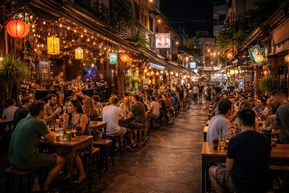 Banglamphu Pub Street Guide: Where to Find Live Music, Beer Bars, and Late-Night Hangouts Off Khao San Road