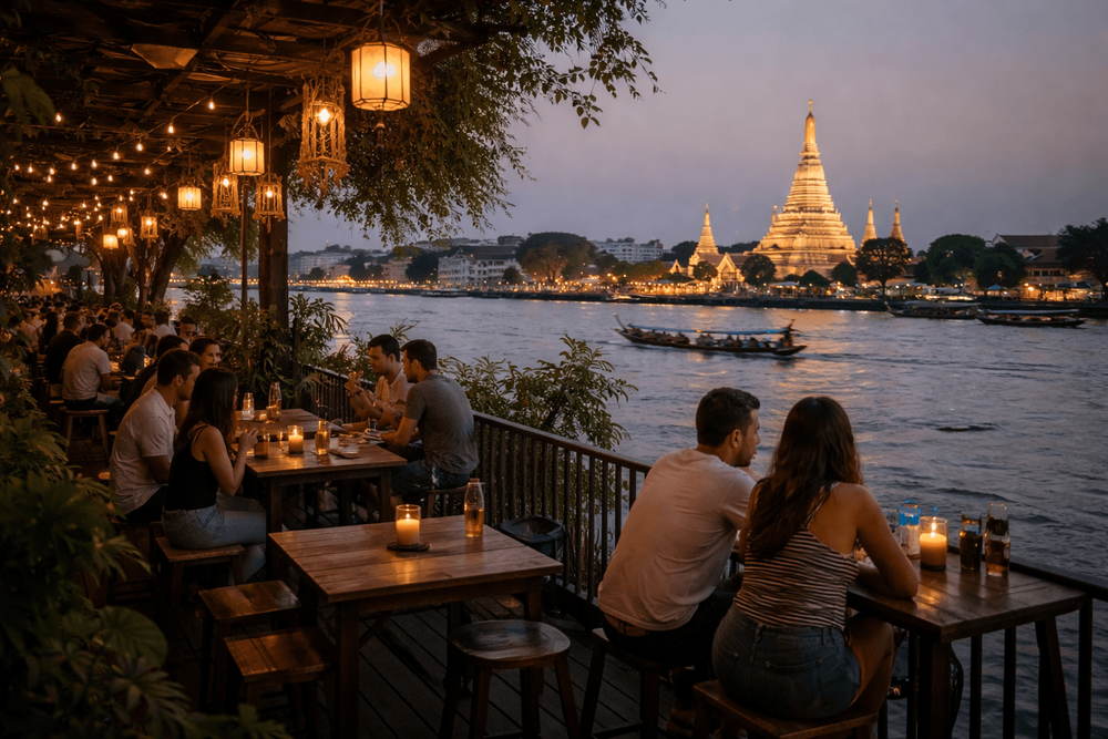 Banglamphu Riverside Bars: Best Places for Drinks Near the Chao Phraya and Old Town