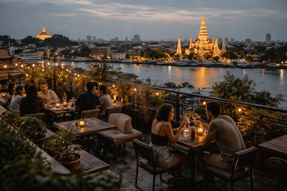 Banglamphu Rooftop Bars Guide: Scenic Sky-Drinks, Happy Hour Views, and Easy Late-Night Returns
