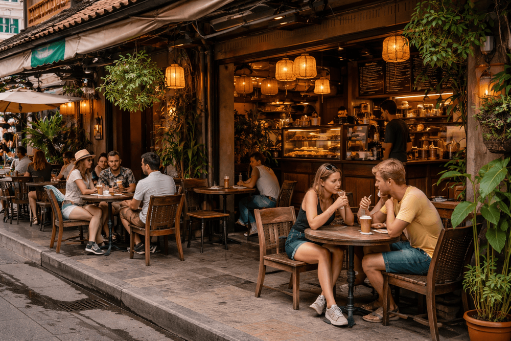 Best All-Day Cafes on Khao San Road for Slow Coffee, Snacks, and Second Rounds