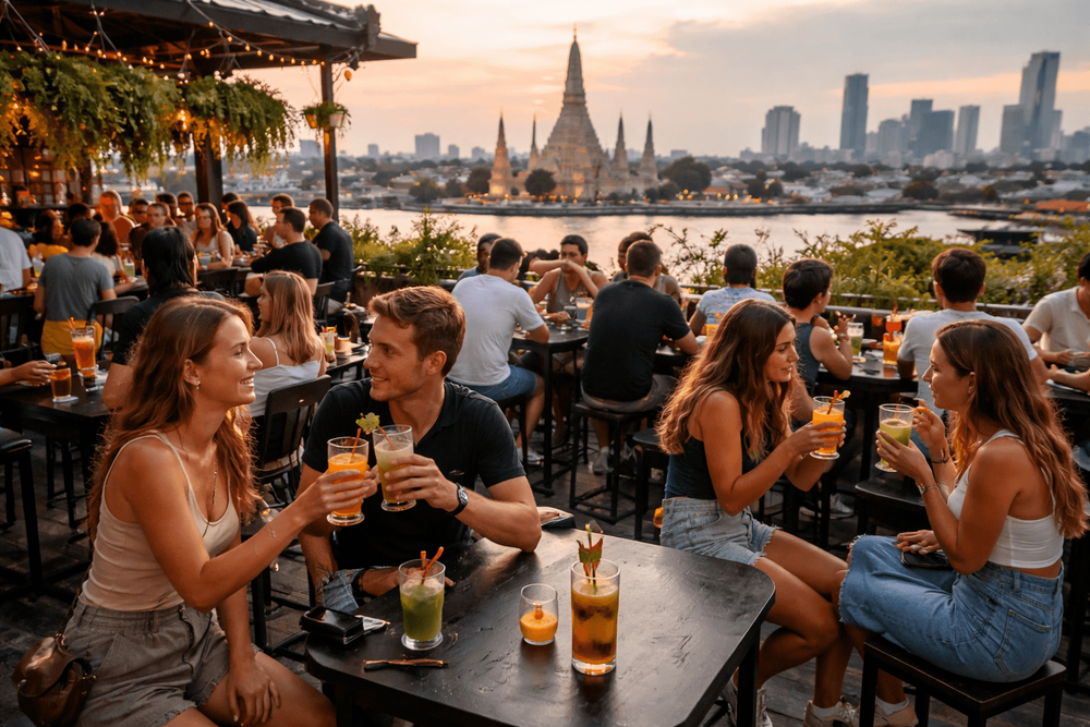 Best Bangkok Rooftop Bars with Cheap Cocktails Worth the Trip from Khao San Road