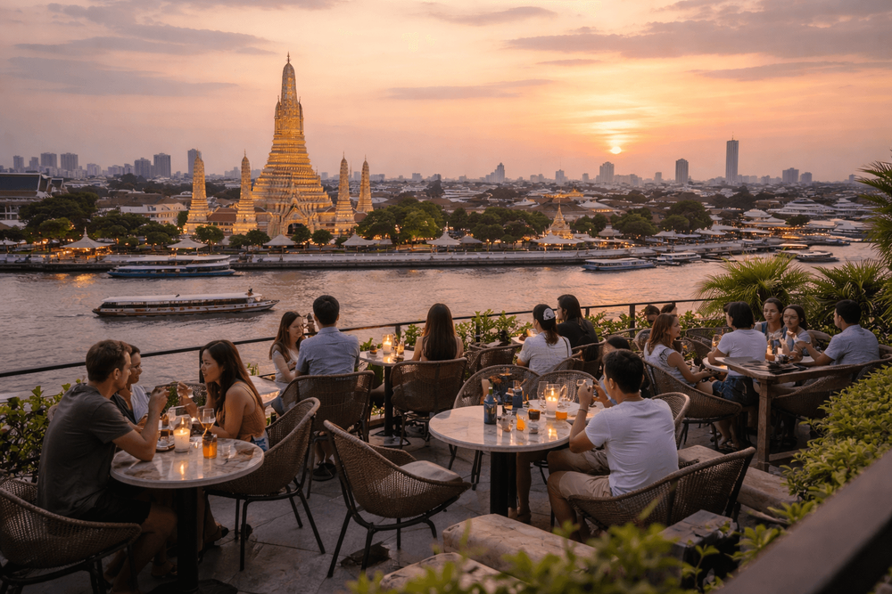 Best Bangkok Rooftop Bars with River Views Worth the Ride from Khao San Road