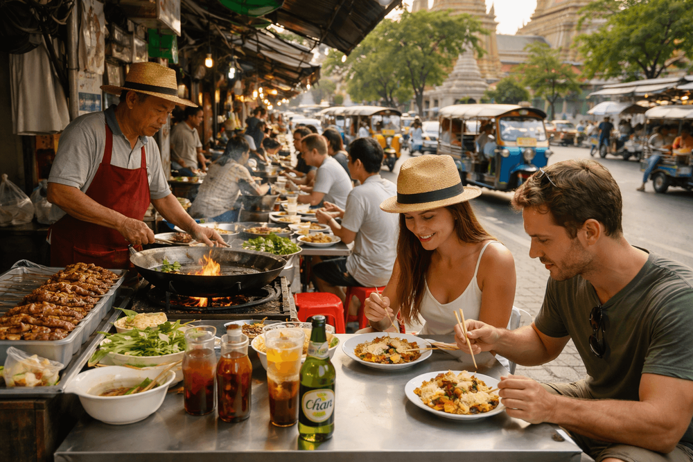 Best Bangkok Street Food After Sightseeing: Easy Lunch Stops Between the Grand Palace, Wat Pho, and Khao San Road