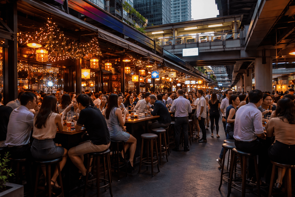 Best Bars and Nightlife Around Asok on Sukhumvit for Transit-Friendly Drinking and After-Work Crowds