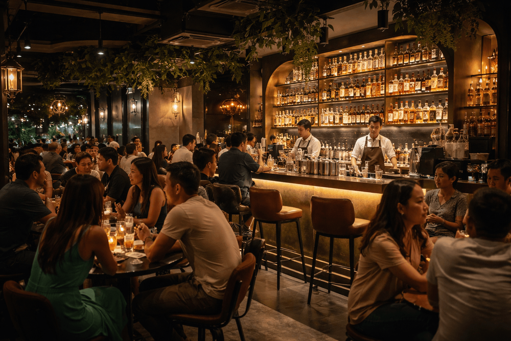 Best Bars and Nightlife in Phrom Phong: Stylish Cocktail Bars and Low-Key Late Drinks