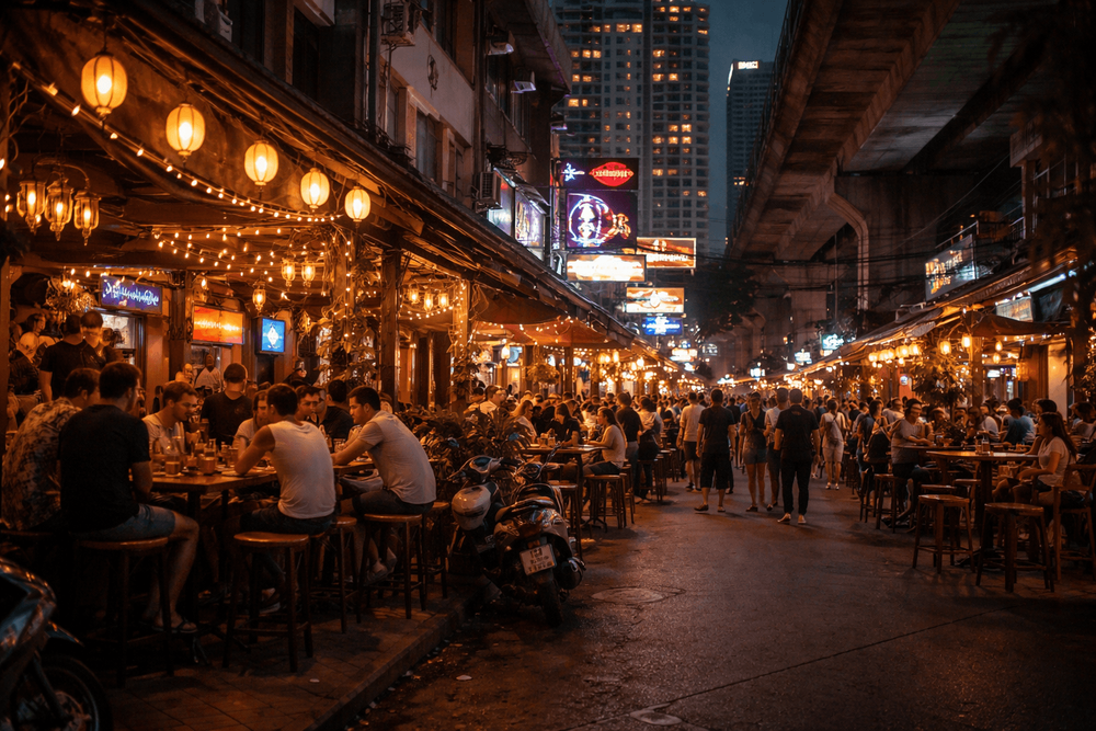 Best Bars and Nightlife in Sukhumvit for First-Time Visitors: Nana, Asok, Phrom Phong, Ekkamai, and Thonglor