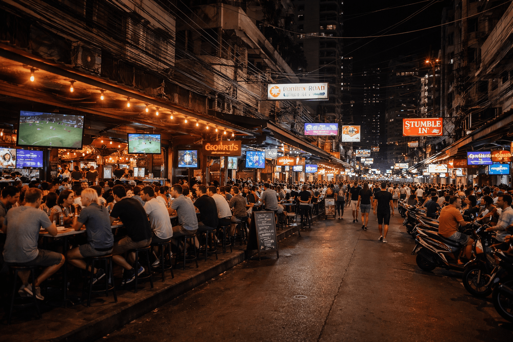 Best Bars and Nightlife on Lower Sukhumvit Near Nana and Asok: Beer Bars, Sports Pubs, and Late-Night Hangouts