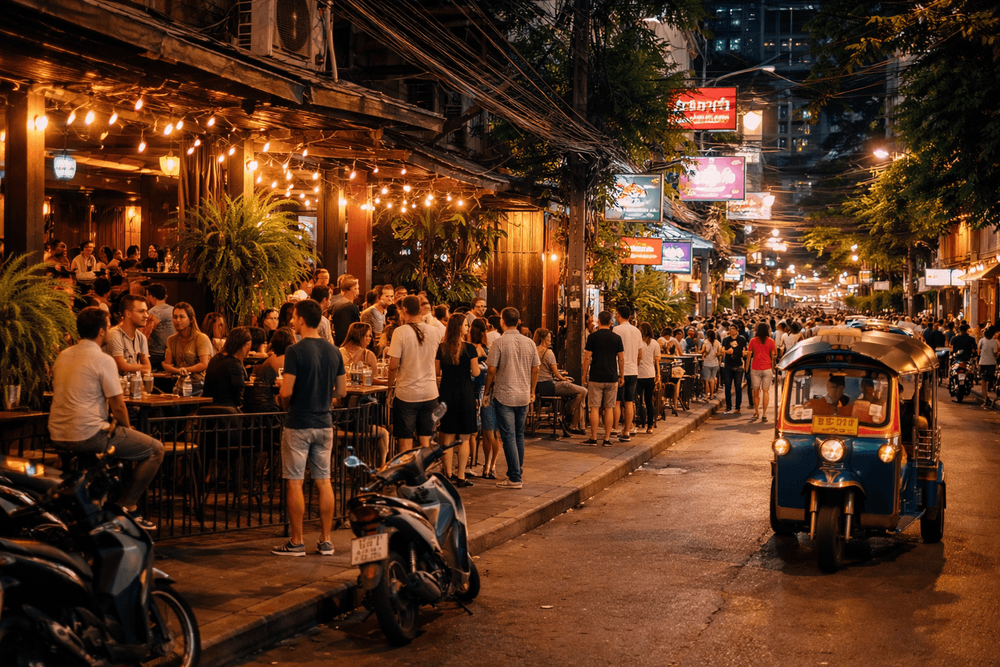 Best Bars and Nightlife on Sukhumvit for Thong Lo Soi 55: Where to Go After Dinner