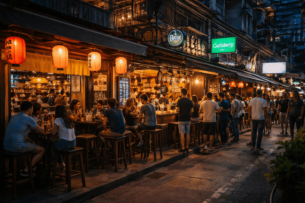Best Bars and Nightlife on Sukhumvit Soi 33 and 24: Japanese Drinking Spots, Beer Bars, and Easy After-Dinner Stops
