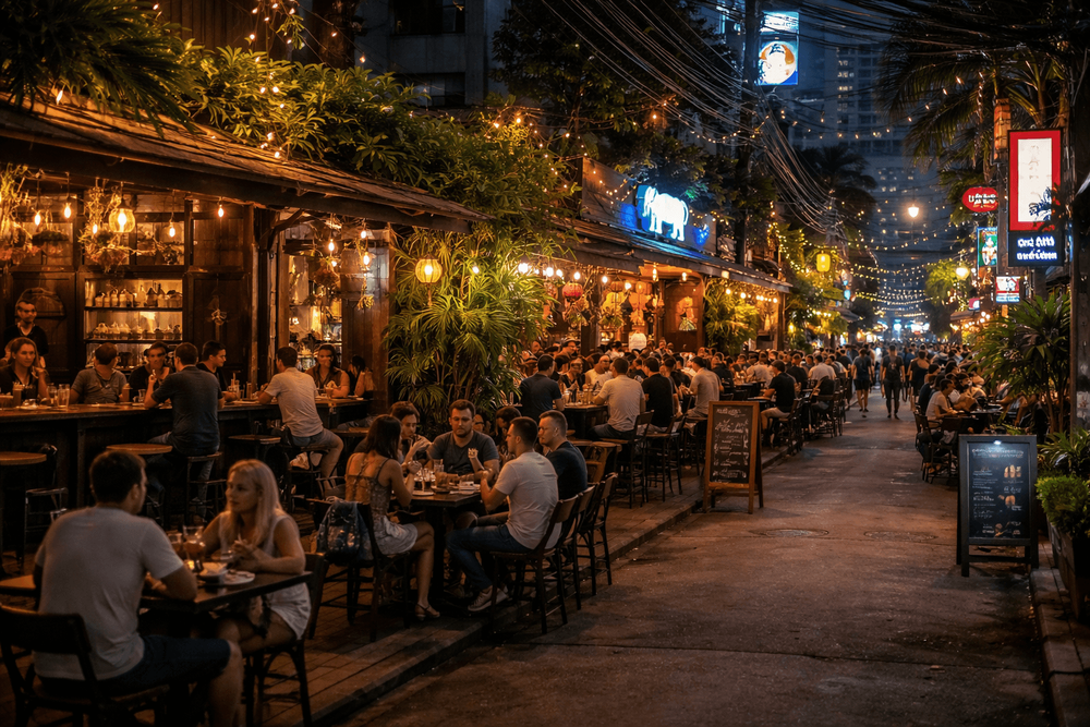 Best Bars and Nightlife on Sukhumvit Soi 33 and 39: Restaurant-First Nights, Wine Bars, and Chill Hangouts