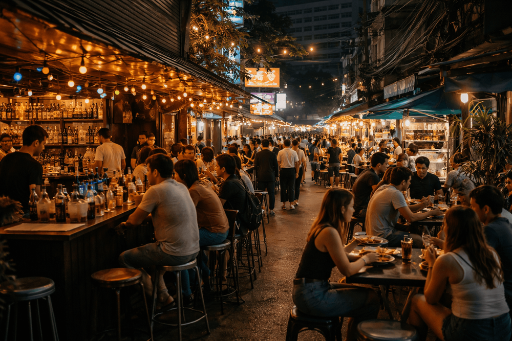 Best Bars and Nightlife on Sukhumvit Soi 38: Street-Style Drinks, Local Hangouts, and Late-Night Eats