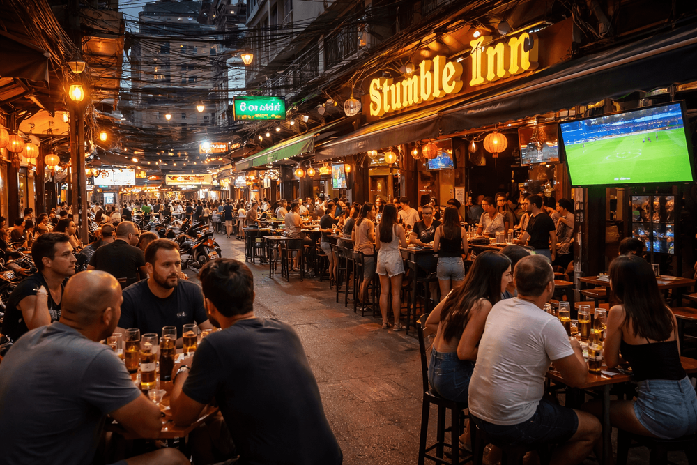 Best Bars and Nightlife on Sukhumvit Soi 5: Thai-Style Drink Spots, Sports Bars, and Easygoing Nights