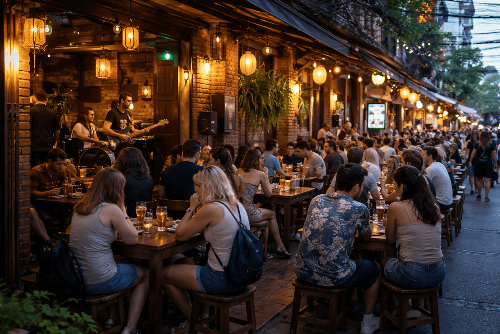 Best Bars in Banglamphu for an Easy First Night: Low-Key Pubs, Live Music, and Late Returns