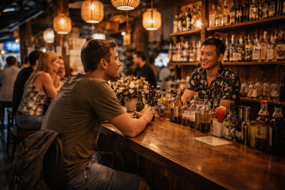 Best Bars in Banglamphu for Solo Travelers: Friendly Counter Seats, Easy Conversation, and Safe Late Nights