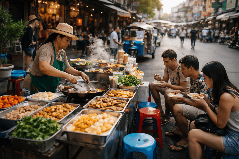 Best Breakfast Street Food Near Khao San Road: Morning Eats Before the Temple Crowds
