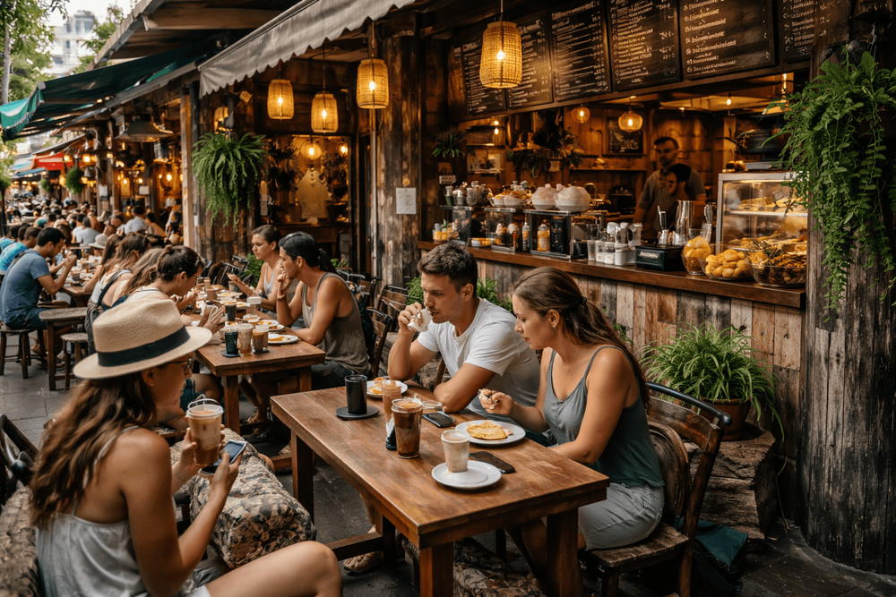 Best Budget Cafes on Khao San Road for Cheap Coffee, Breakfast, and Short Stays