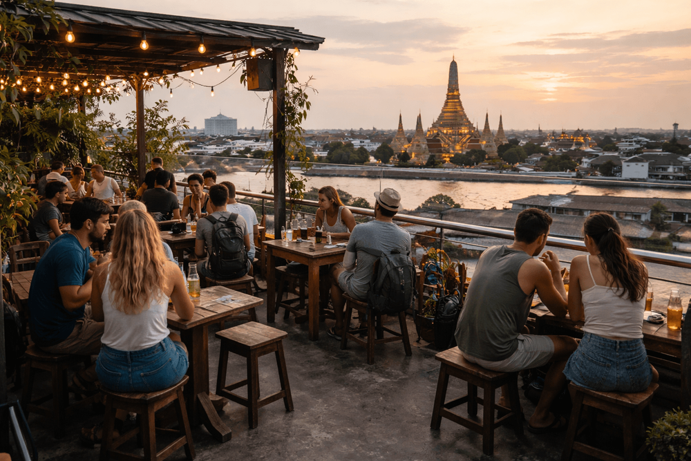 Best Budget Rooftop Bars in Bangkok for Khao San Road Travelers
