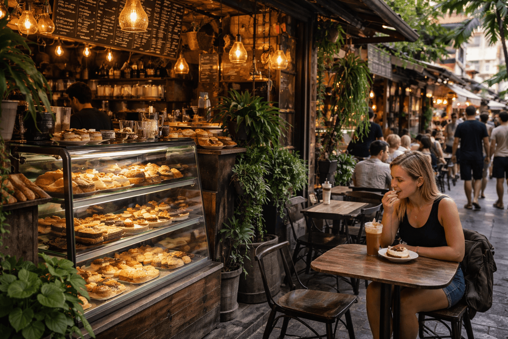 Best Cafes on Khao San Road for Cheap Cakes, Pastries, and Coffee Breaks