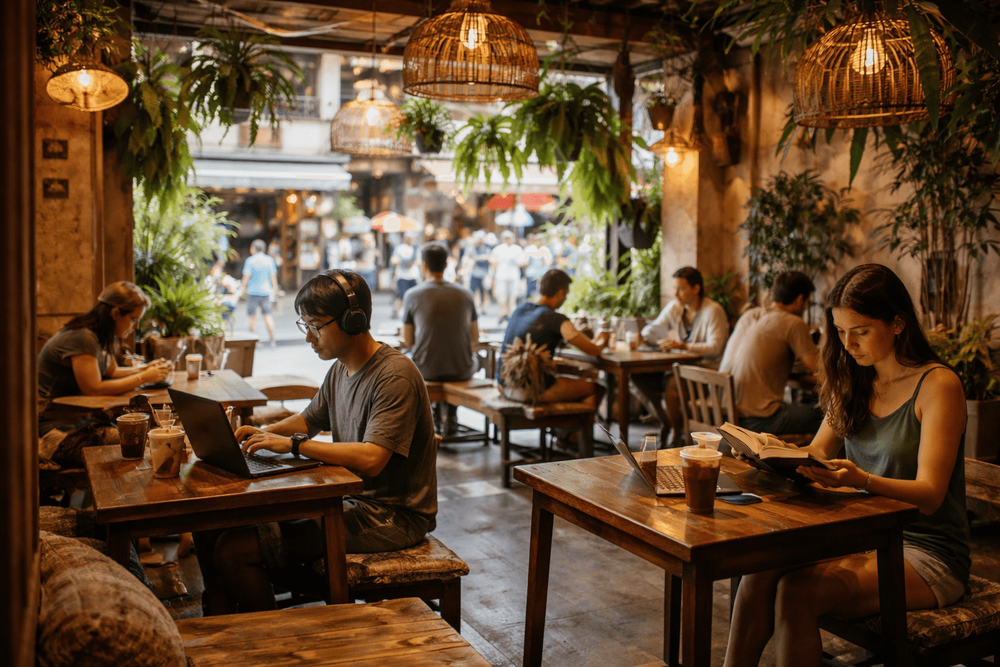 Best Cafes on Khao San Road for Working, Reading, and Taking a Break from the Chaos