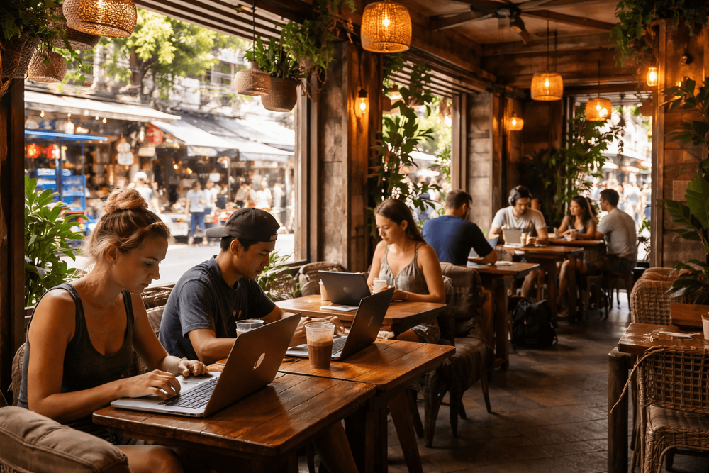 Best Cafes on Khao San Road for Working, Reading, and Taking a Break from the Heat