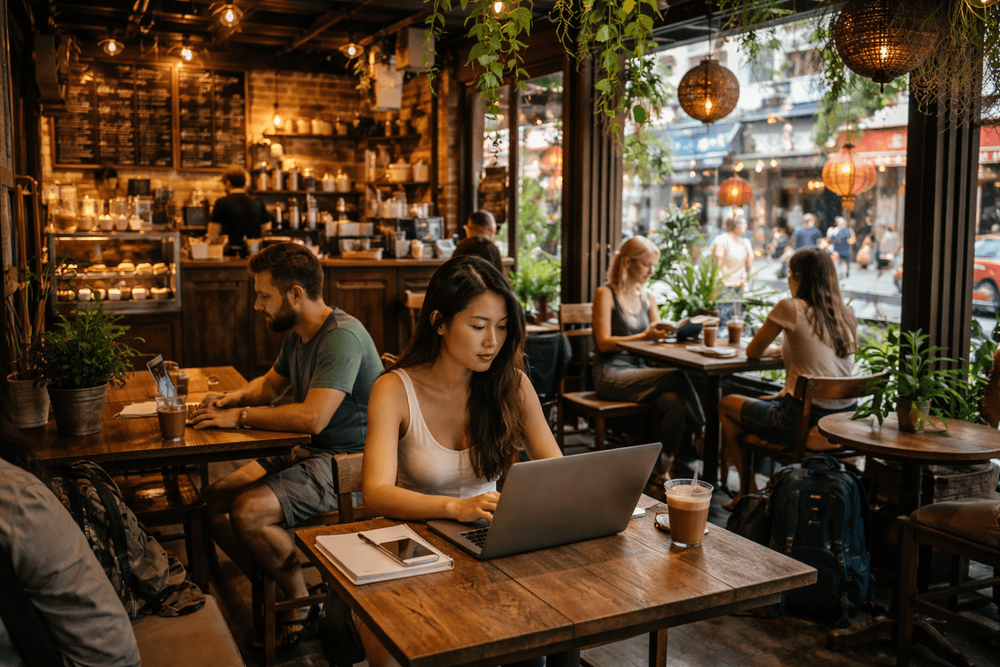 Best Coffee Shops on Khao San Road for Remote Work, Reading, and Chill Breaks