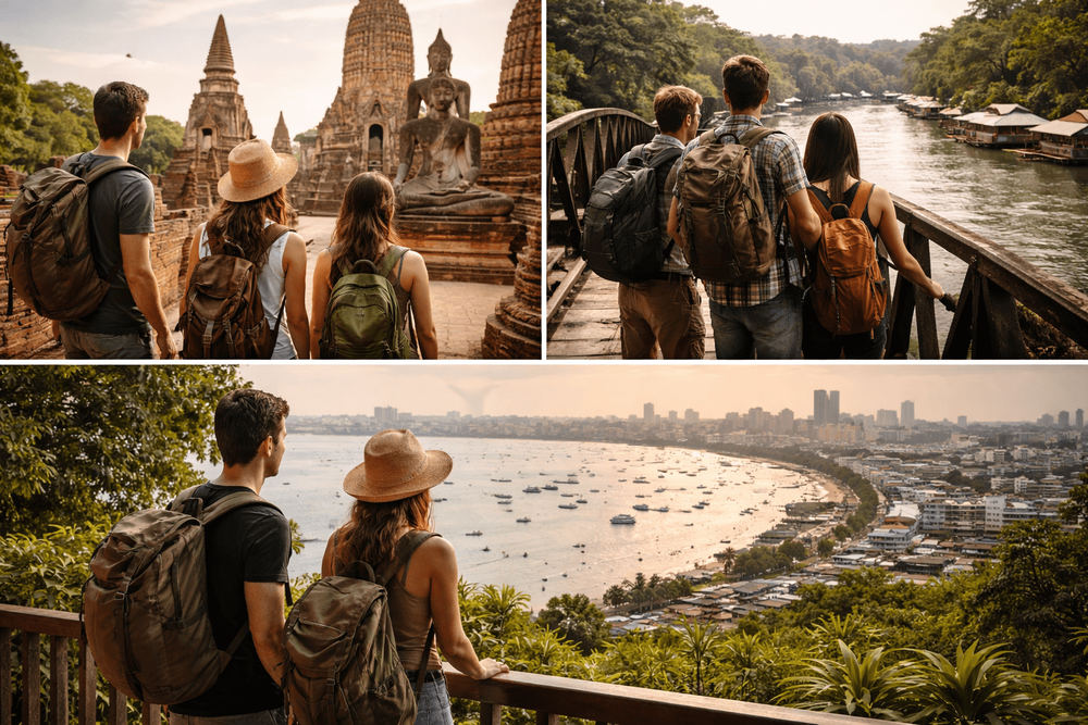 Best Day Trips from Bangkok for Backpackers to Ayutthaya, Kanchanaburi, and Pattaya