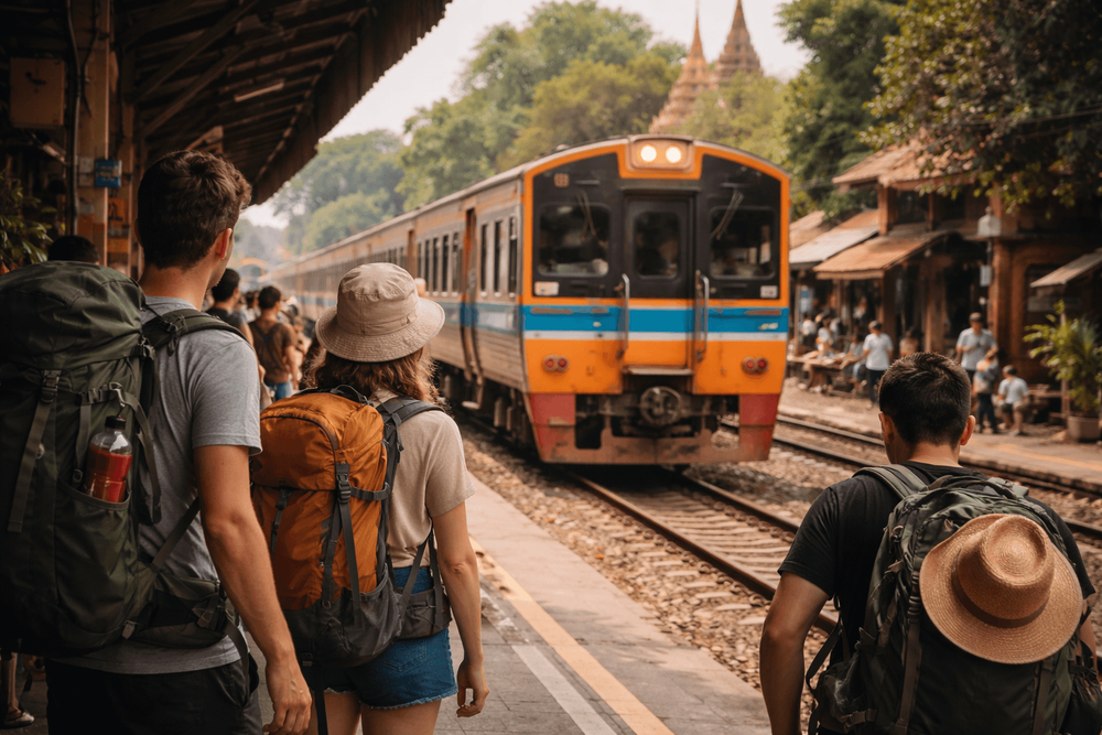 Best Day Trips from Bangkok for Backpackers Using Bangkok’s Orange, Red, and Local Rail Lines