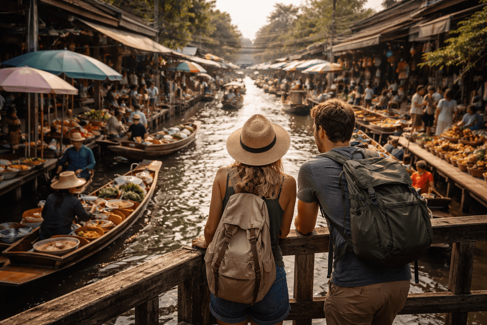 Best Day Trips from Bangkok for Backpackers Who Want Markets, Canals, and Small-Town Thai Life