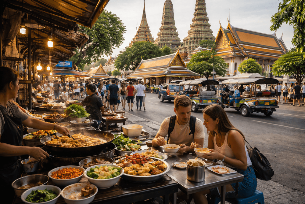 Best Food and Drink Stops to Pair with a Bangkok Temple Run Near Wat Pho, the Grand Palace, and Golden Mount