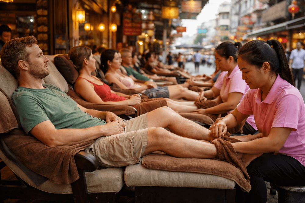 Best Foot Massage and Reflexology Near Khao San Road for Jet-Lag Recovery