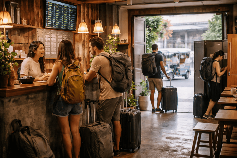 Best Hostels and Hotels in Banglamphu for Early Departures: Airport Links, Locker Storage, and Late Check-In