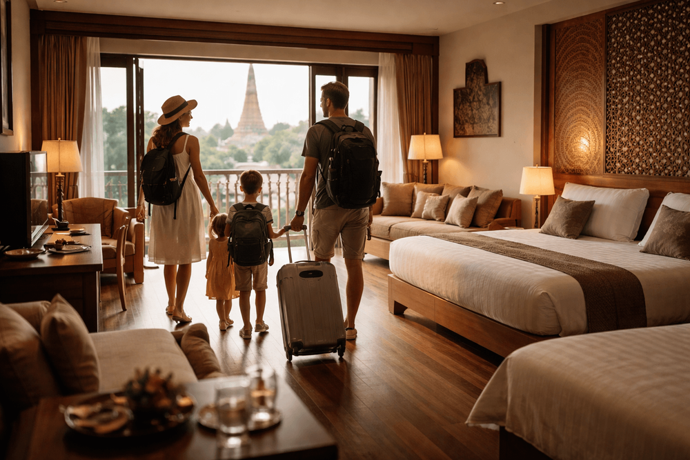 Best Hostels and Hotels in Banglamphu for Families: Bigger Rooms, Quiet Nights, and Easy Temple Access