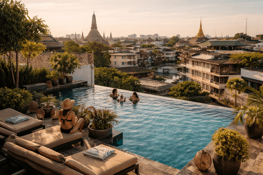 Best Hostels and Hotels in Banglamphu for Rooftop Pools, Family Rooms, and Midrange Comfort