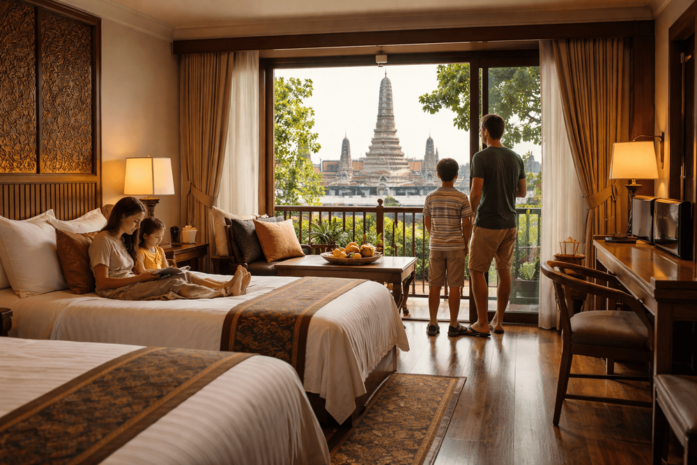 Best Hotels in Bangkok Old City for Families: Spacious Rooms, Easy Temple Access, and Quiet Nights