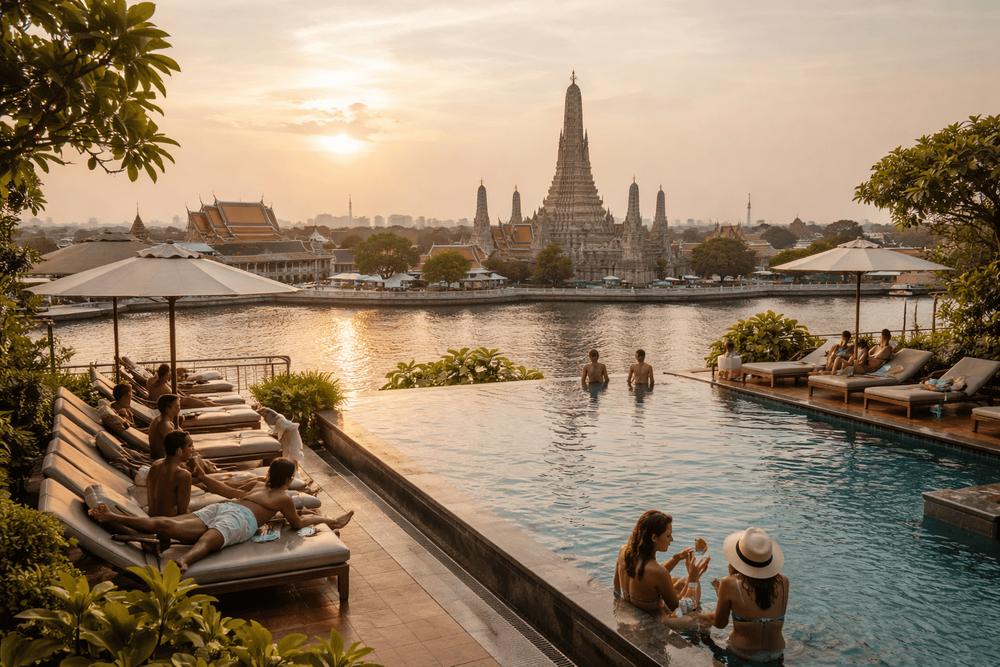 Best Hotels in Bangkok Old City for Rooftop Pools, Heritage Views, and Special-Occasion Stays