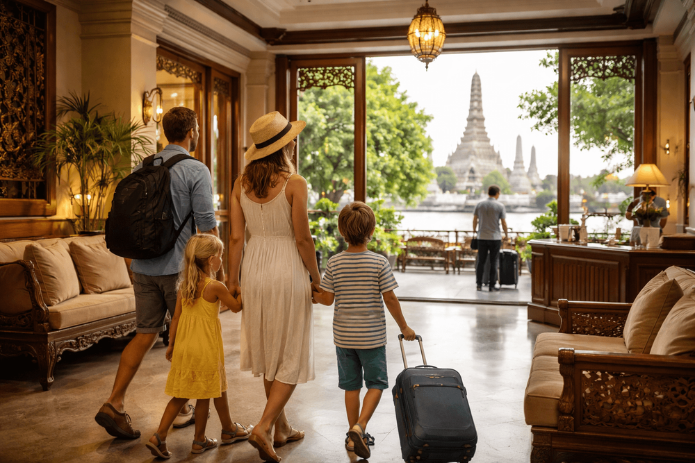 Best Hotels in Bangkok Old City (Rattanakosin) for Families: Larger Rooms, Quiet Nights, and Easy Temple Access